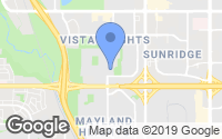 Map of Vista Heights, AB
