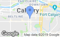 Map of Vista Heights, AB