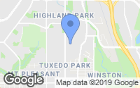 Map of Vista Heights, AB
