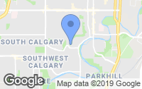 Map of Vista Heights, AB