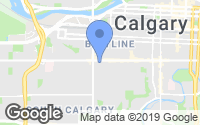 Map of Vista Heights, AB