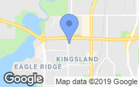 Map of Vista Heights, AB