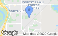 Map of Vista Heights, AB