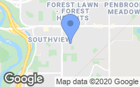 Map of Vista Heights, AB