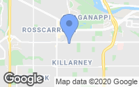 Map of Vista Heights, AB