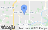 Map of Vista Heights, AB