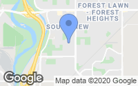 Map of Vista Heights, AB