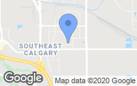 Map of Vista Heights, AB