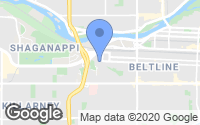 Map of Vista Heights, AB