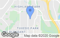 Map of Vista Heights, AB