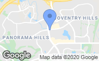 Map of Vista Heights, AB