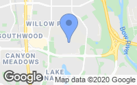 Map of Vista Heights, AB