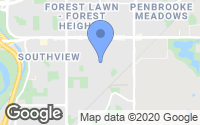 Map of Vista Heights, AB